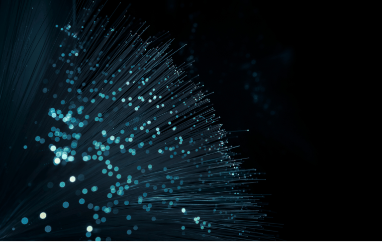 Fiber Optic Cables representing Data